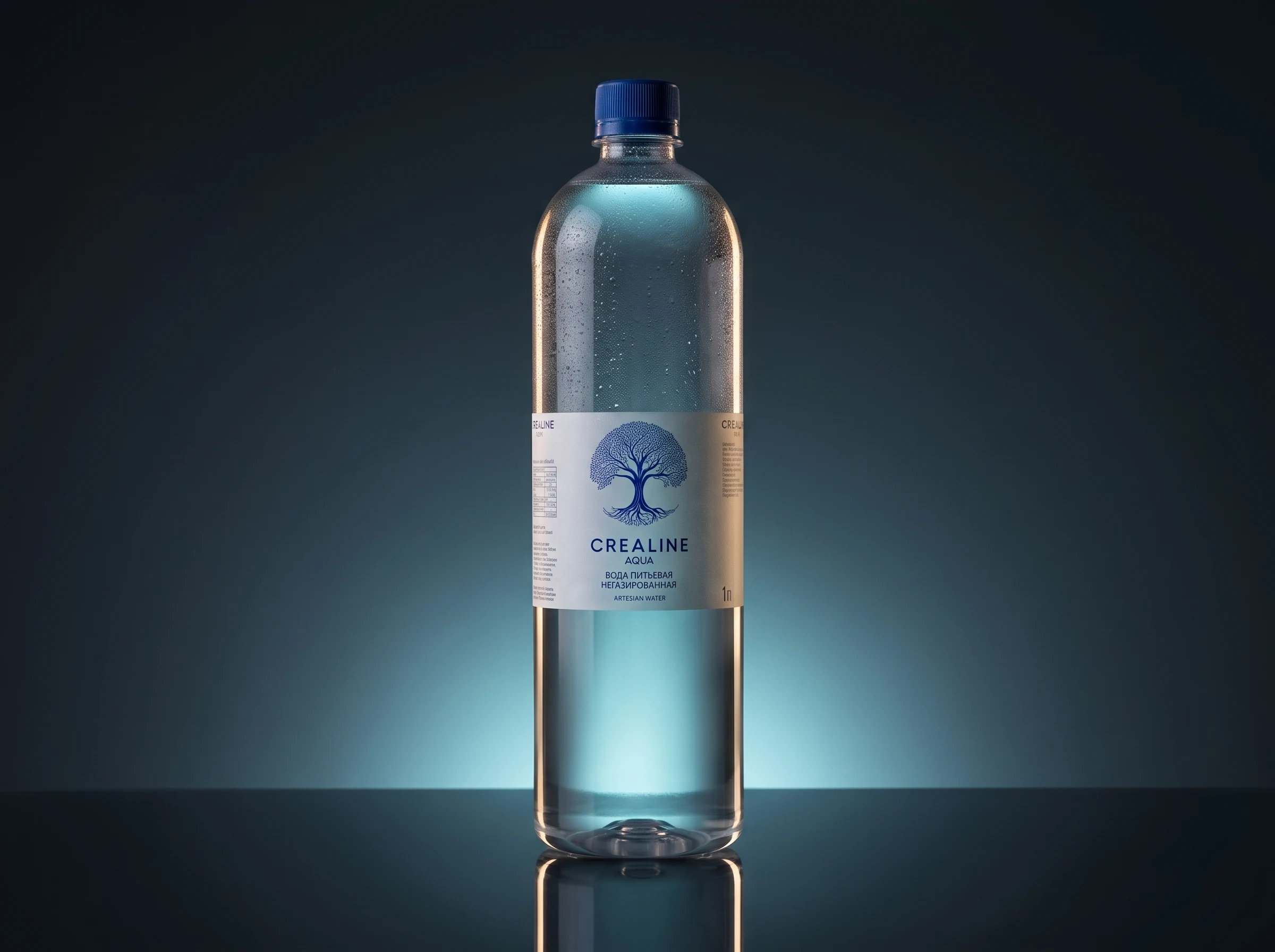 Артезианская вода CREALINE AQUA 1л ПЭТ
